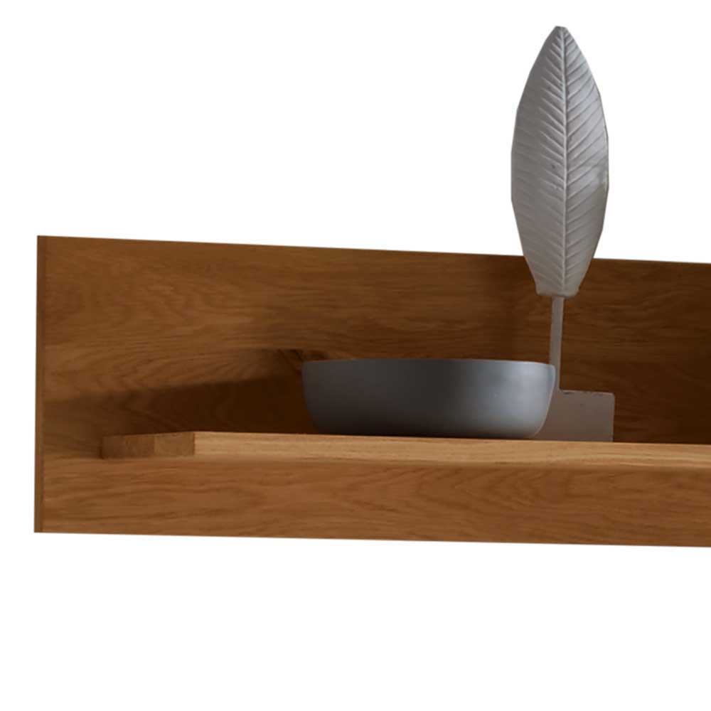 TV Wohnwand Wildeiche Onitos in modernem Design 213 cm breit (dreiteilig)