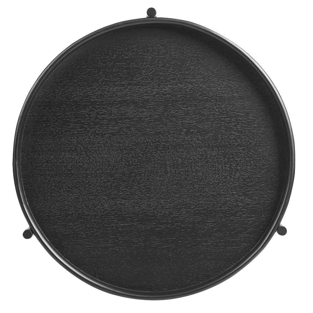 Beistelltisch Sofa Nurez in Schwarz 49 cm hoch