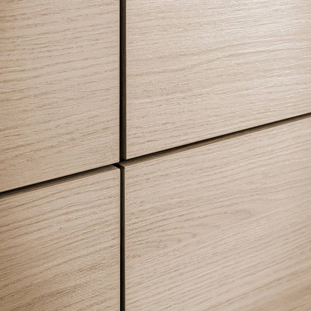 Wohnzimmerschrank Snake im Skandi Design mit Drehtüren