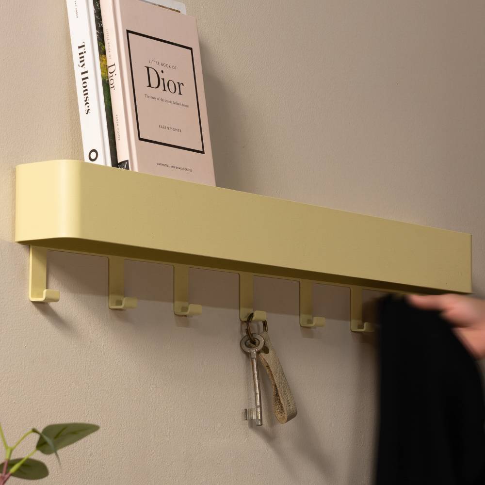 Garderobenhakenleiste Marzonas für die Wandmontage mit Metall Oberfläche