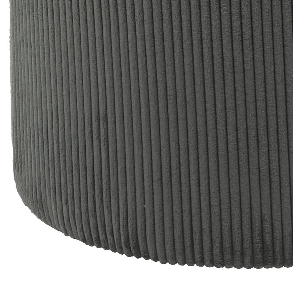 Hocker Valdis in Dunkelgrau 38 cm hoch