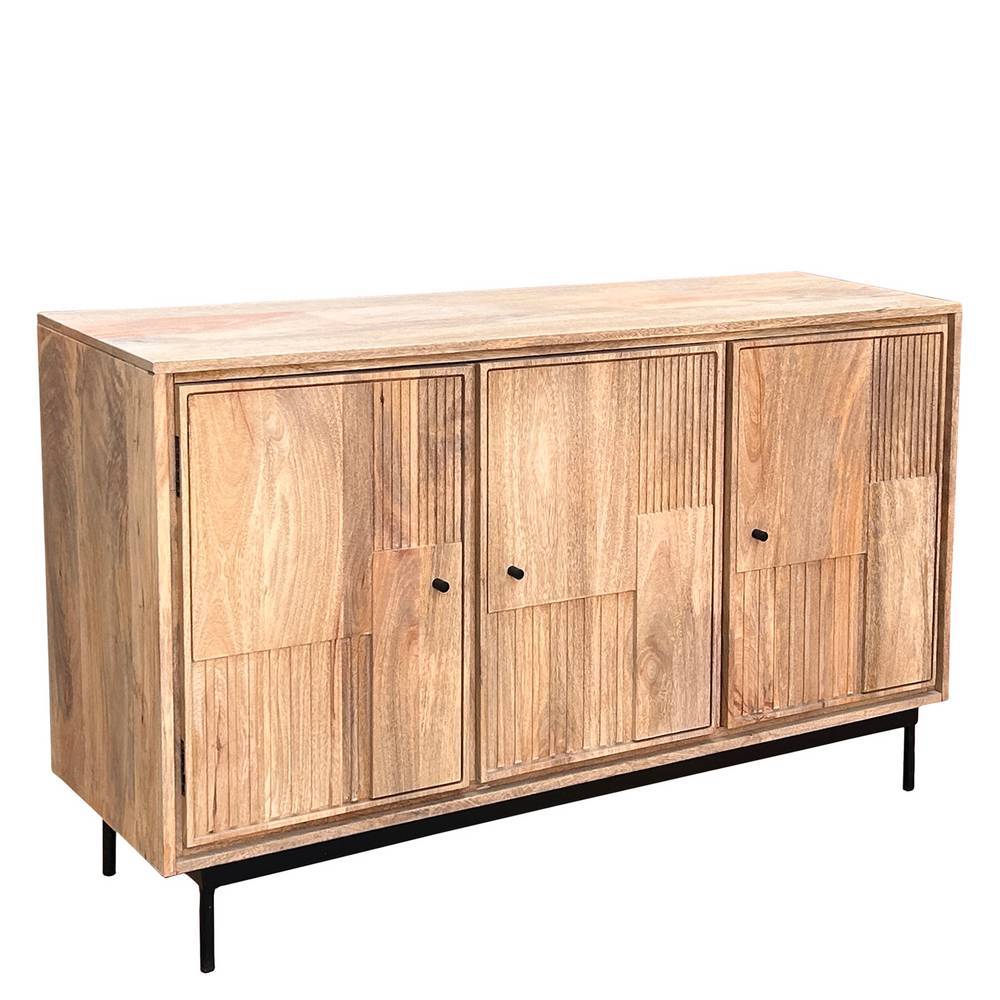 Sideboard Diaria aus Mangobaum Massivholz 130 cm breit