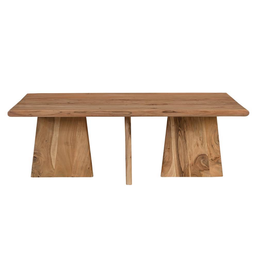 Massivholztisch Troyesa aus Akazie Massivholz 130 cm breit
