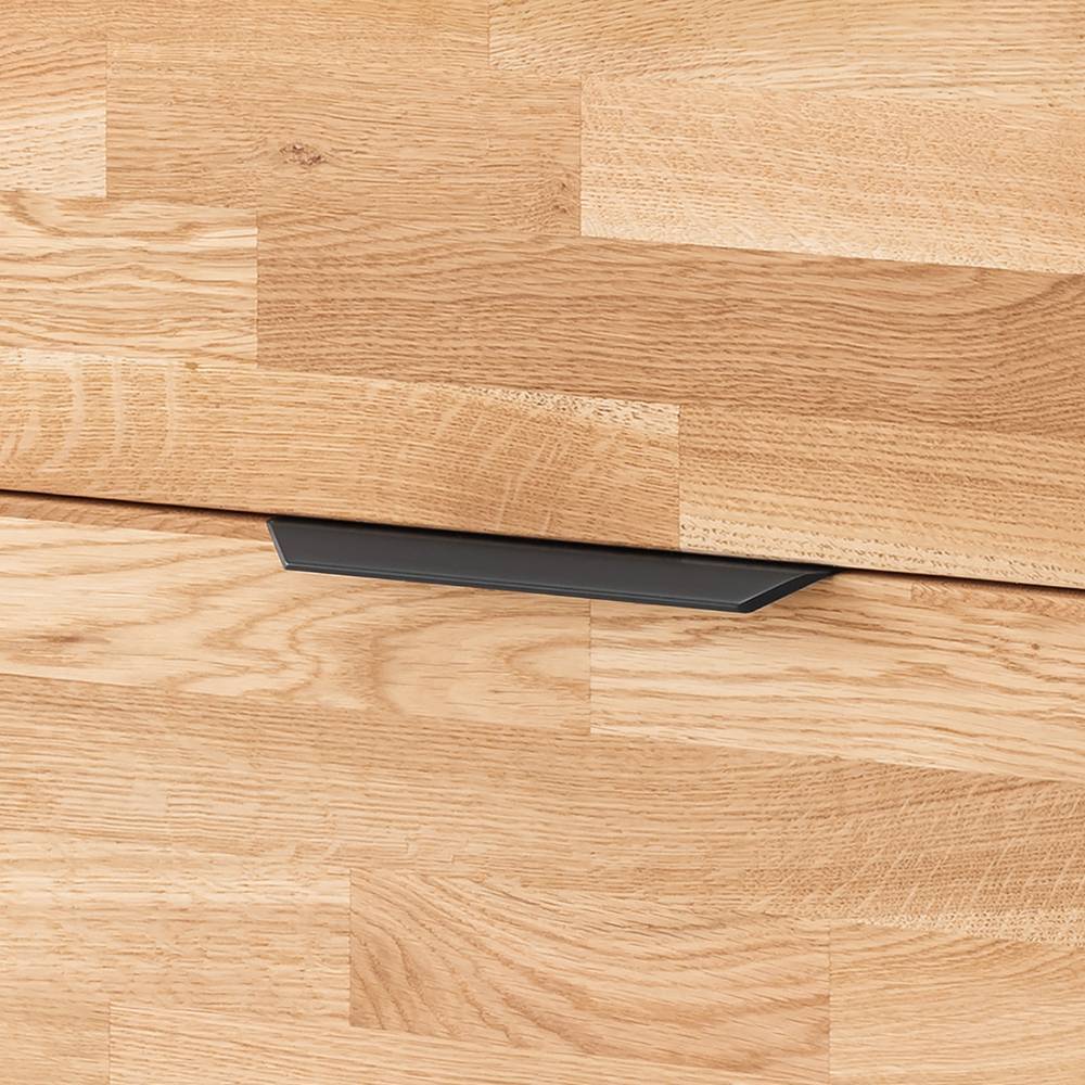 Schubladenkommode Argeta aus Wildeiche Massivholz 103 cm hoch