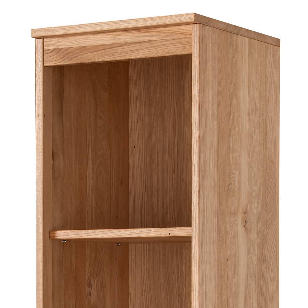 Eiche Massivholz Aktenregal Samluca 194 cm hoch 40 cm breit