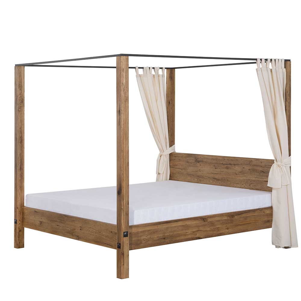 Himmelbett Amigo in Sumpfeichefarben