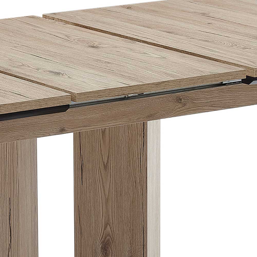 Säulentisch Bai in Wildeiche Holzoptik modernes Design