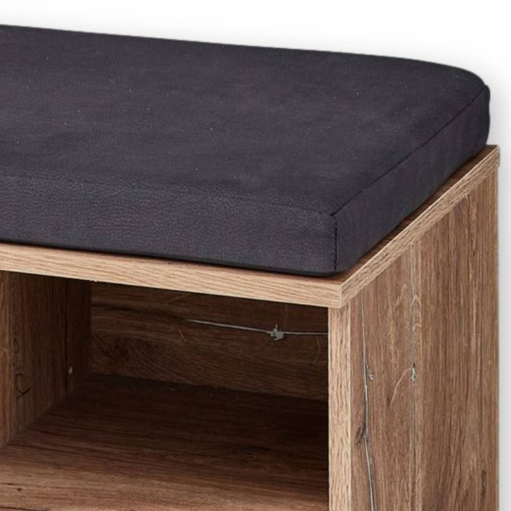 Flurbank Clusego mit Ablage für Schuhe inklusive Sitzpolster Auflage