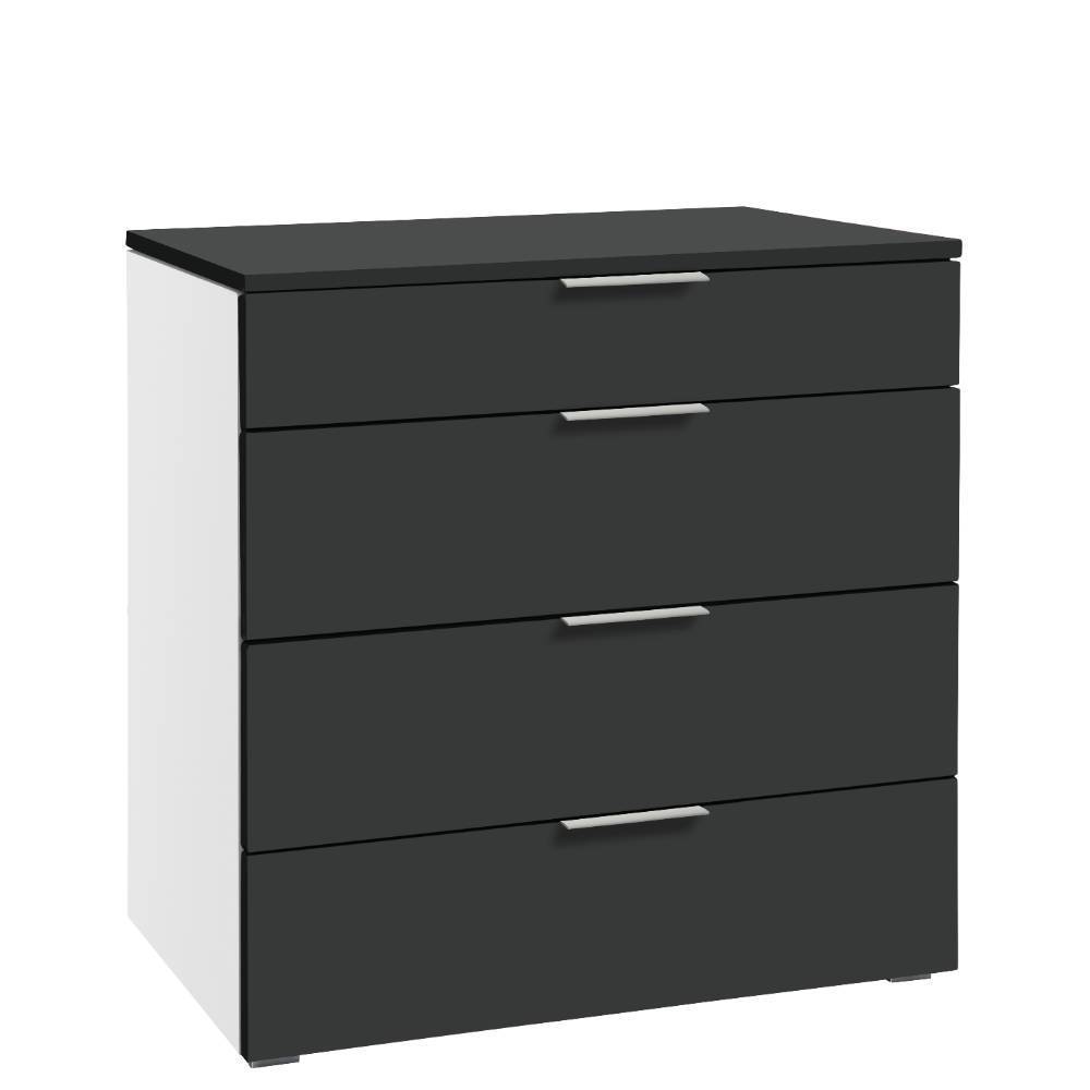 Schubladenkommode Casahan in modernem Design mit Metallgriffen