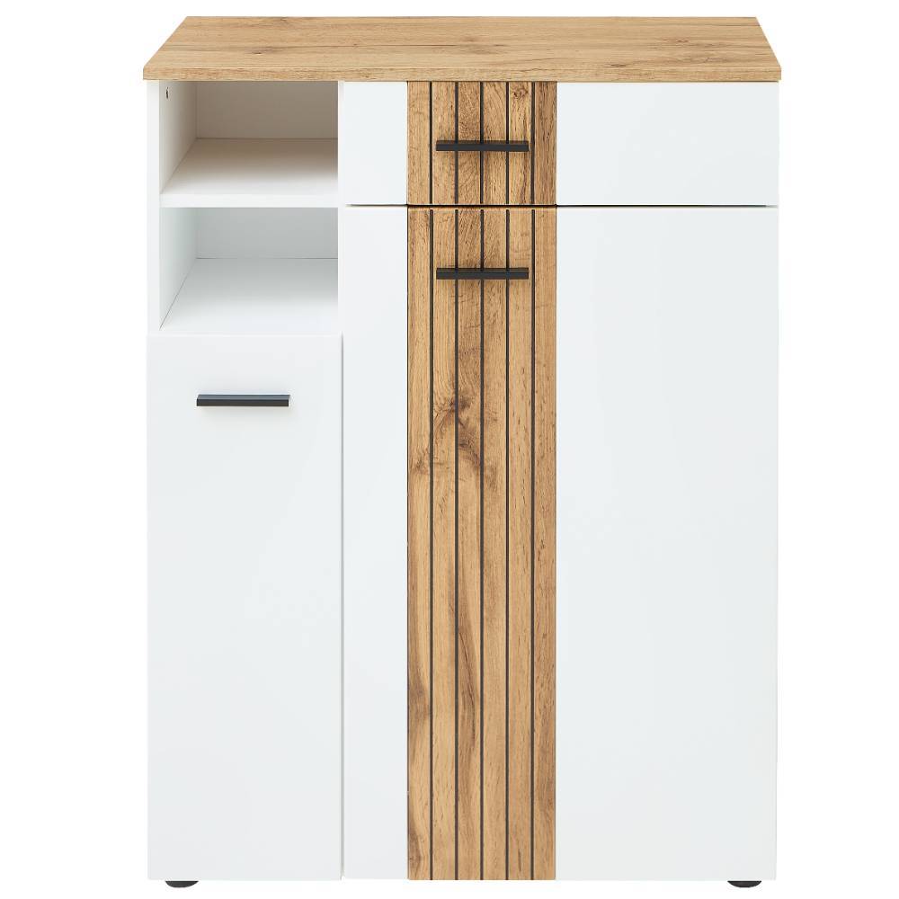 Vertiko Kommode Alamo in modernem Design mit zwei offenen Fächern