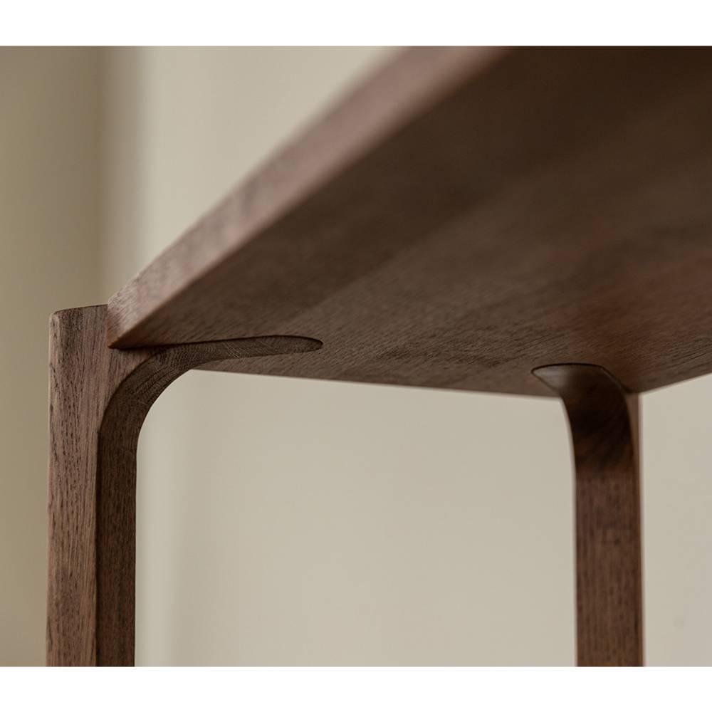 Massivholzregal Sona in Eiche Tabacco 100 cm breit