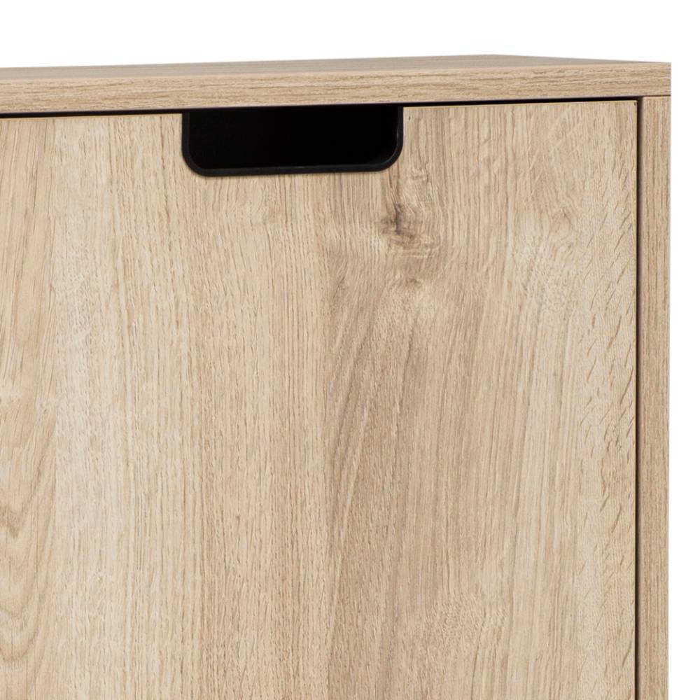 Flurschrank Rasvanna mit Drehtüren 124 cm hoch
