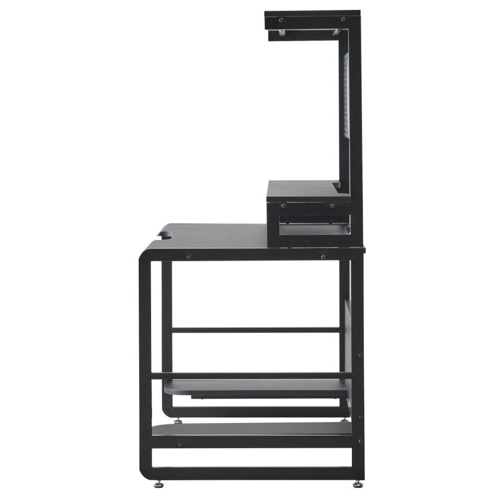 Gaming Schreibtisch Sixtys mit Bildschirmaufsatz 120 cm breit