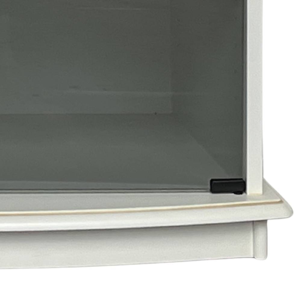 Lowboard Glacita mit Glastüren 88 cm breit