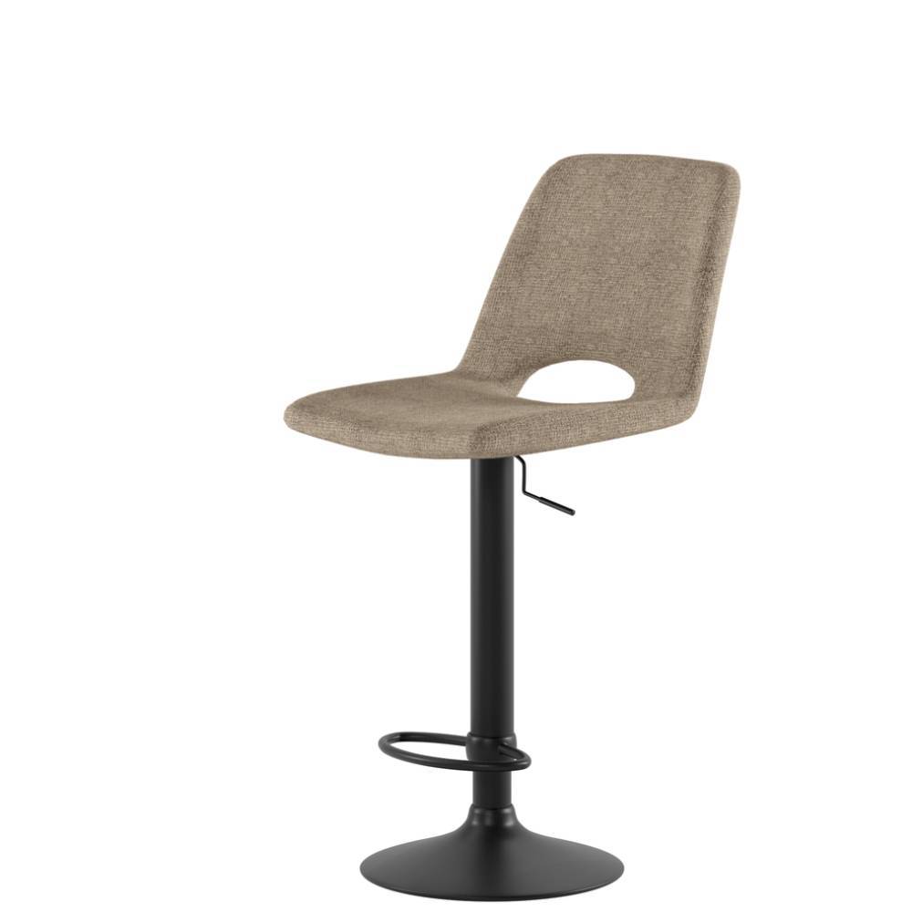 Barstuhl Orangeta in modernem Design mit Tellerfuß (2er Set)