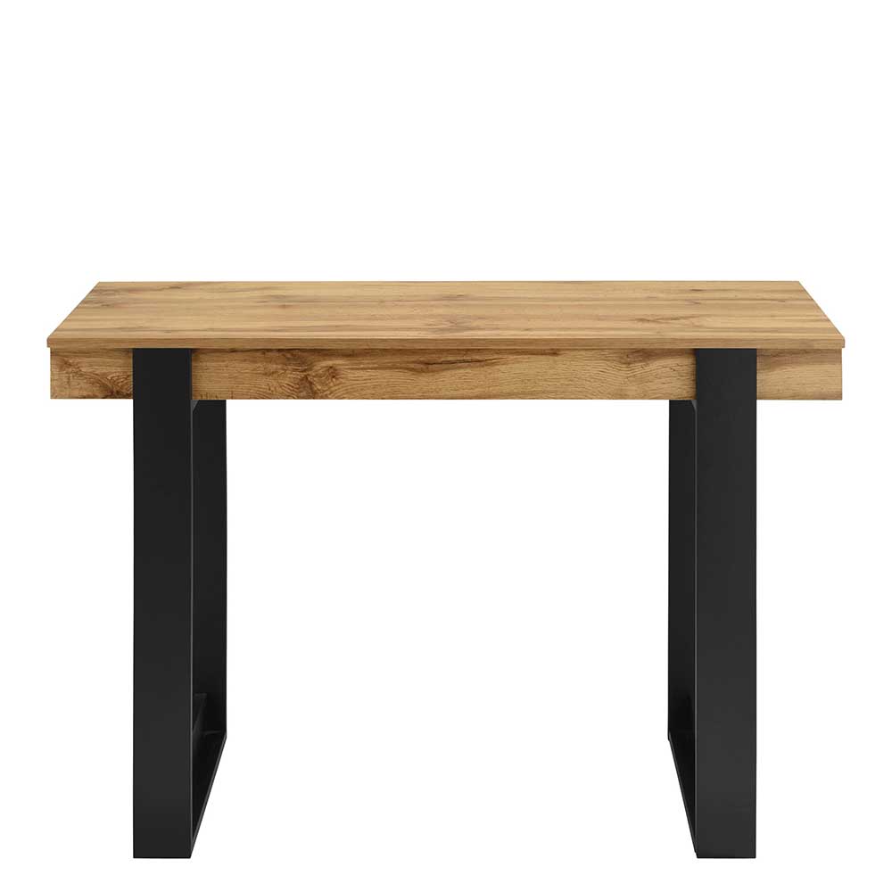 Laptopschreibtisch Shiel mit Bügelgestell 110 cm breit