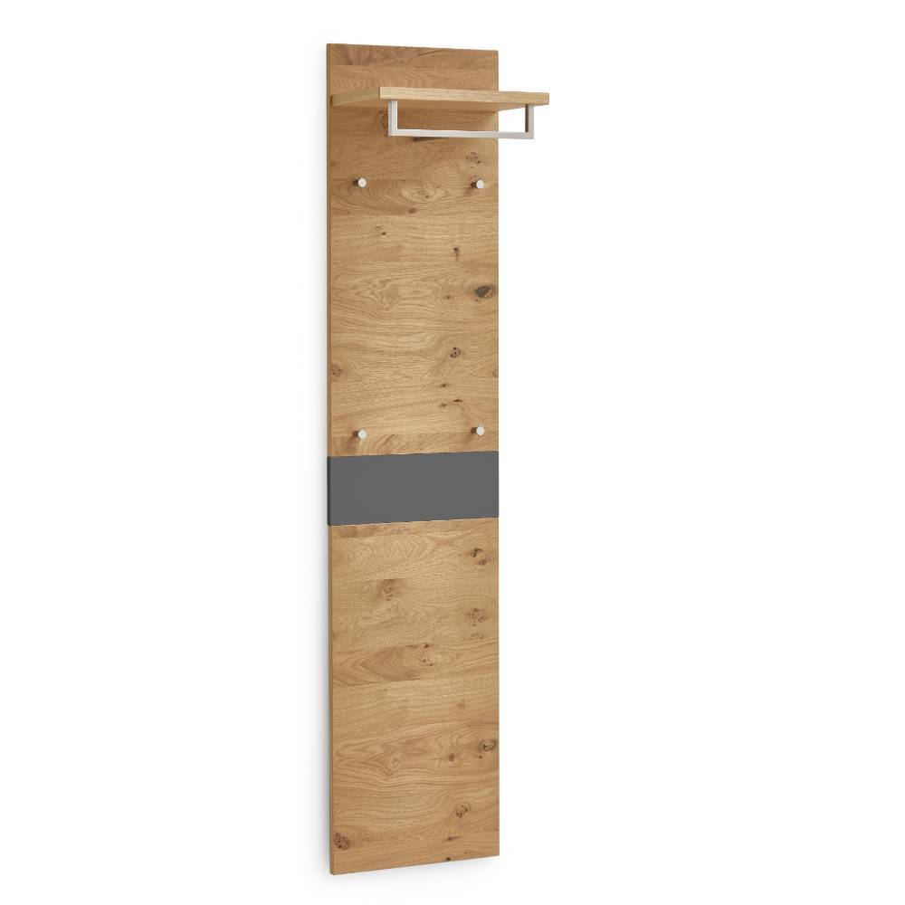 Garderobe Pavia für die Wandmontage mit 4 Kleiderhaken