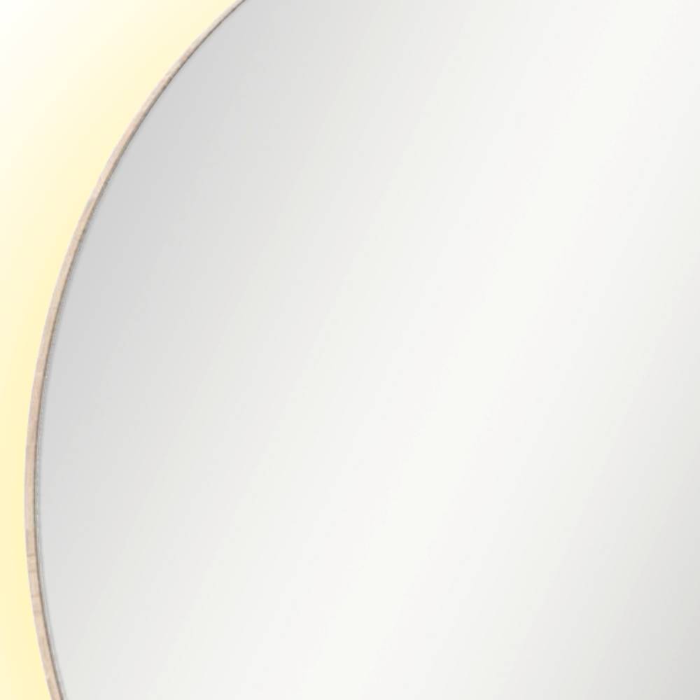 Wandspiegel Jasefiana mit LED Beleuchtung in runder Form