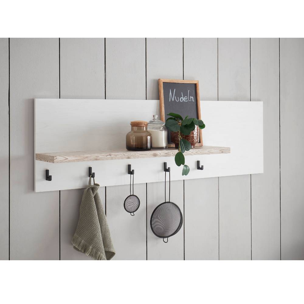 Wandregal Flurencina im Landhausstil 130 cm breit
