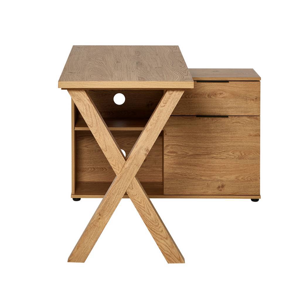 Schreibtisch Susi in Eichefarben 140 cm breit
