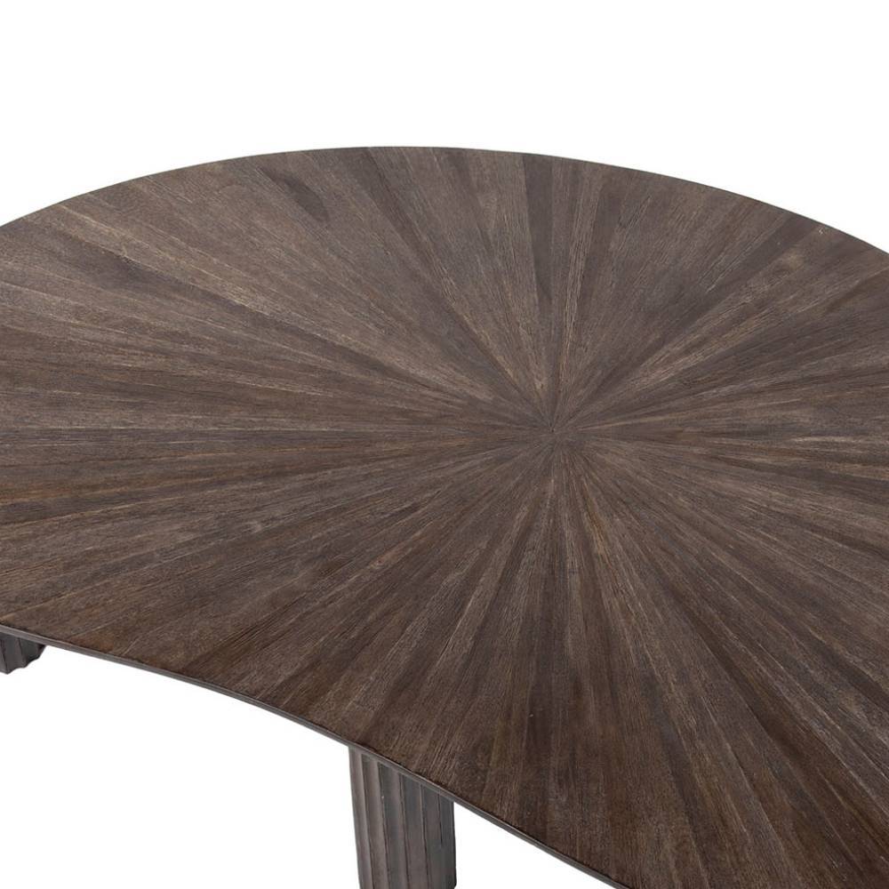 Sofa Tisch Figureras in Nierenform aus Teak Massivholz