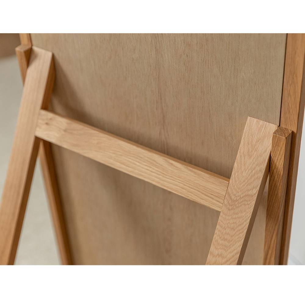 Ganzkörperspiegel Gravura 179 cm hoch mit Holzrahmen