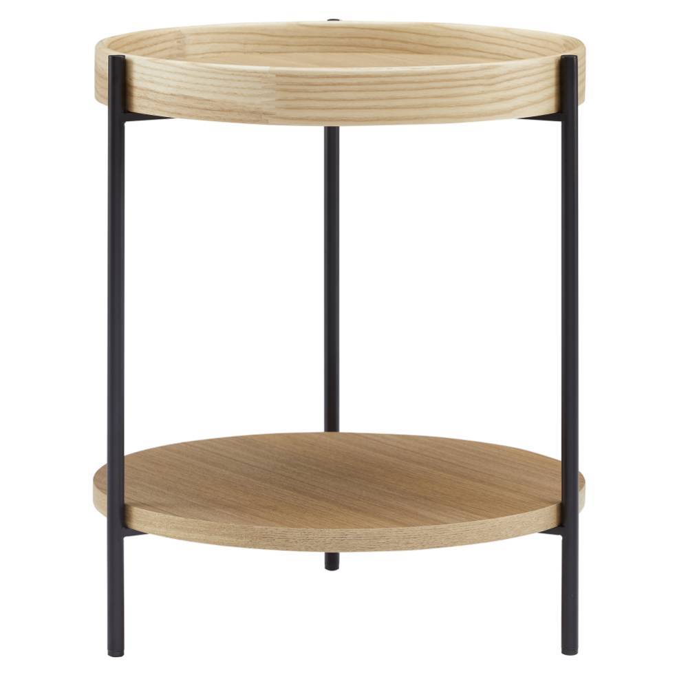 Zweisatztisch Snoudy in runder Form im Skandi Design (zweiteilig)