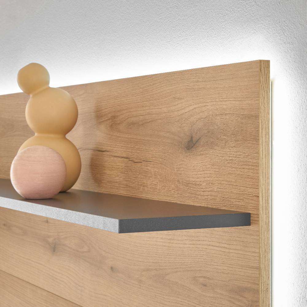 Wohnwand Castilla in modernem Design 223 cm breit (zweiteilig)