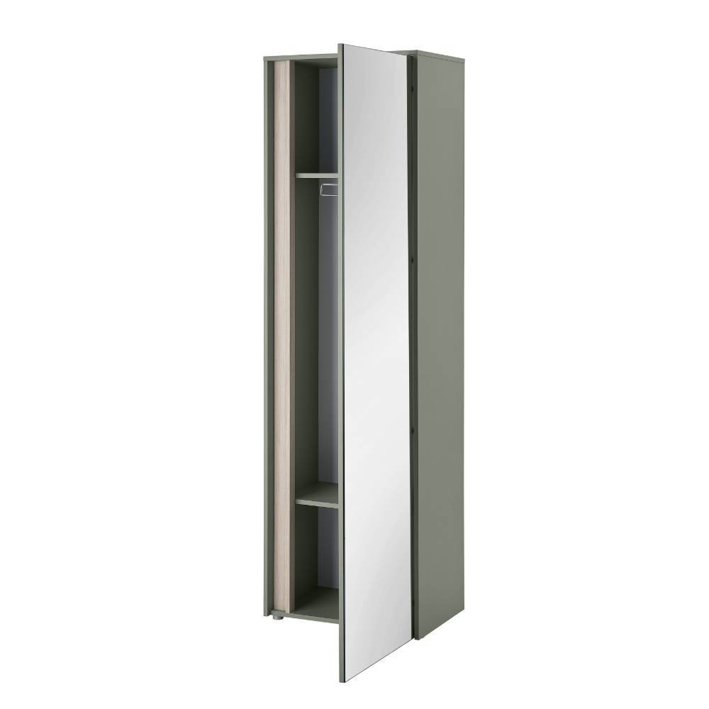 Garderobenschrank Ulfava mit Spiegeltür 200 cm hoch