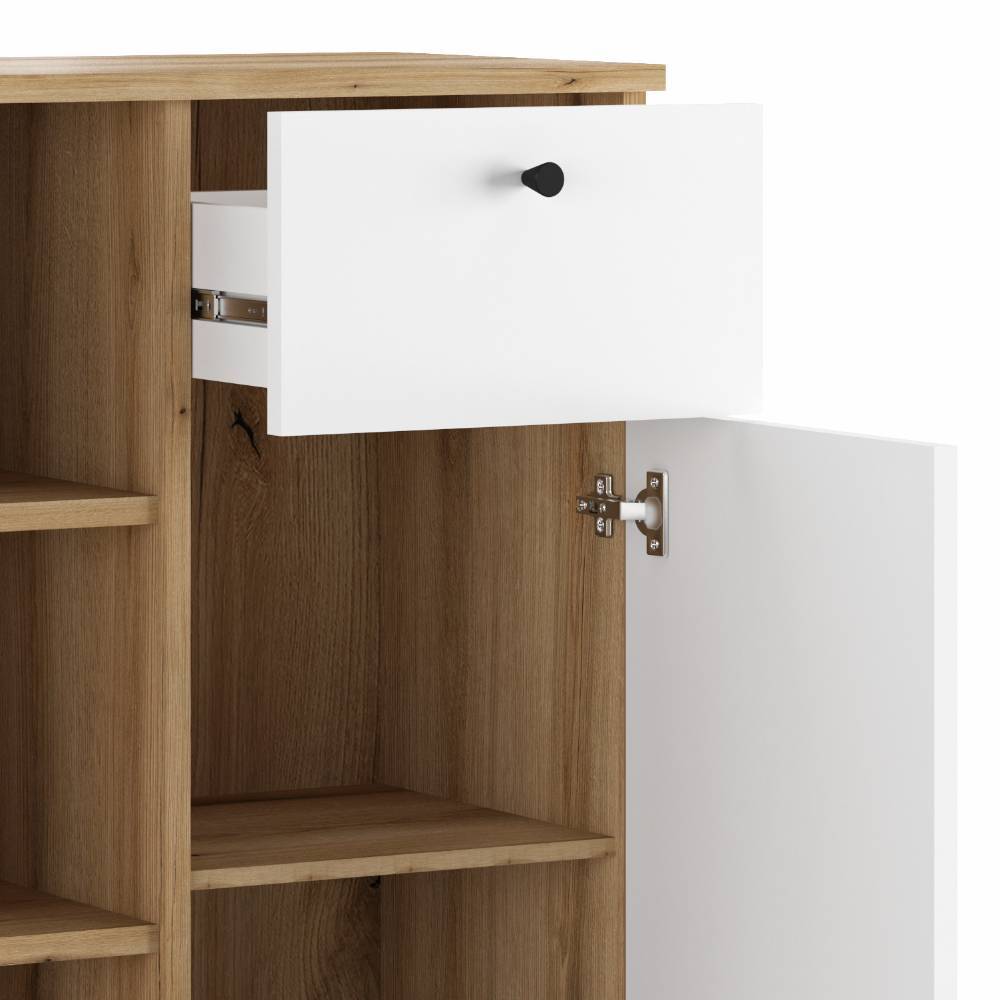 Badezimmer-Möbelset Zyret fünfteilig in modernem Design (fünfteilig)