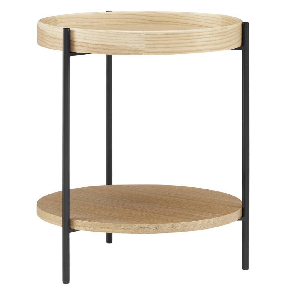 Zweisatztisch Snoudy in runder Form im Skandi Design (zweiteilig)