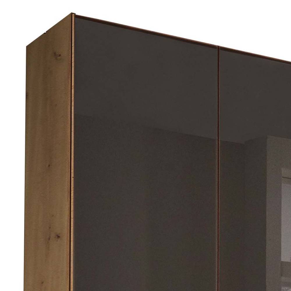 Moderner Schlafzimmerschrank Merkur mit Drehtüren 149 cm breit