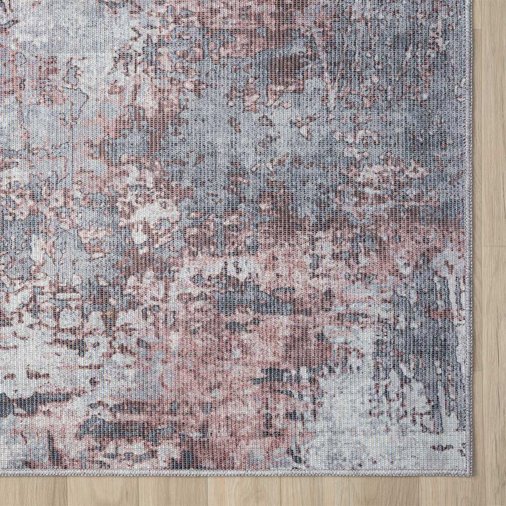 Teppich Blau Terracotta Sirius - Kurzflor in modernem Design