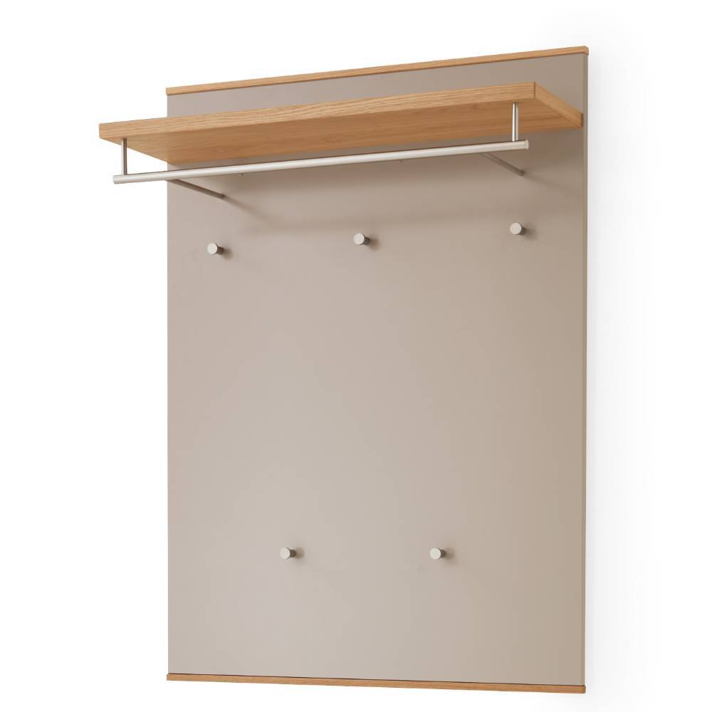 Hängegarderobe Frasyn für die Wandmontage mit 5 Kleiderhaken