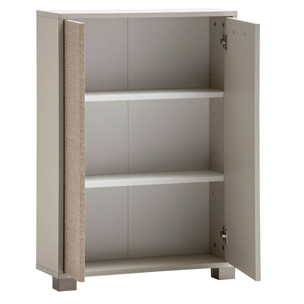 Garderobenschrank Alcarizora in Beige melaminbeschichtet