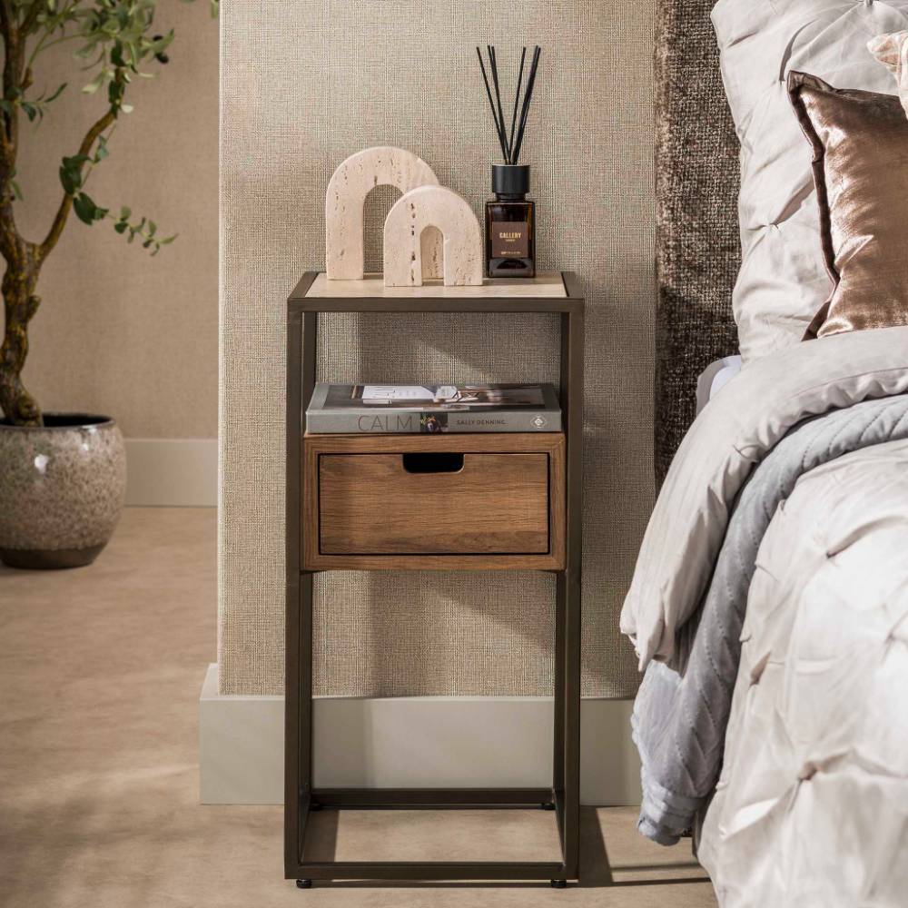 Nachttisch Loupega im Industry und Loft Stil 60 cm hoch