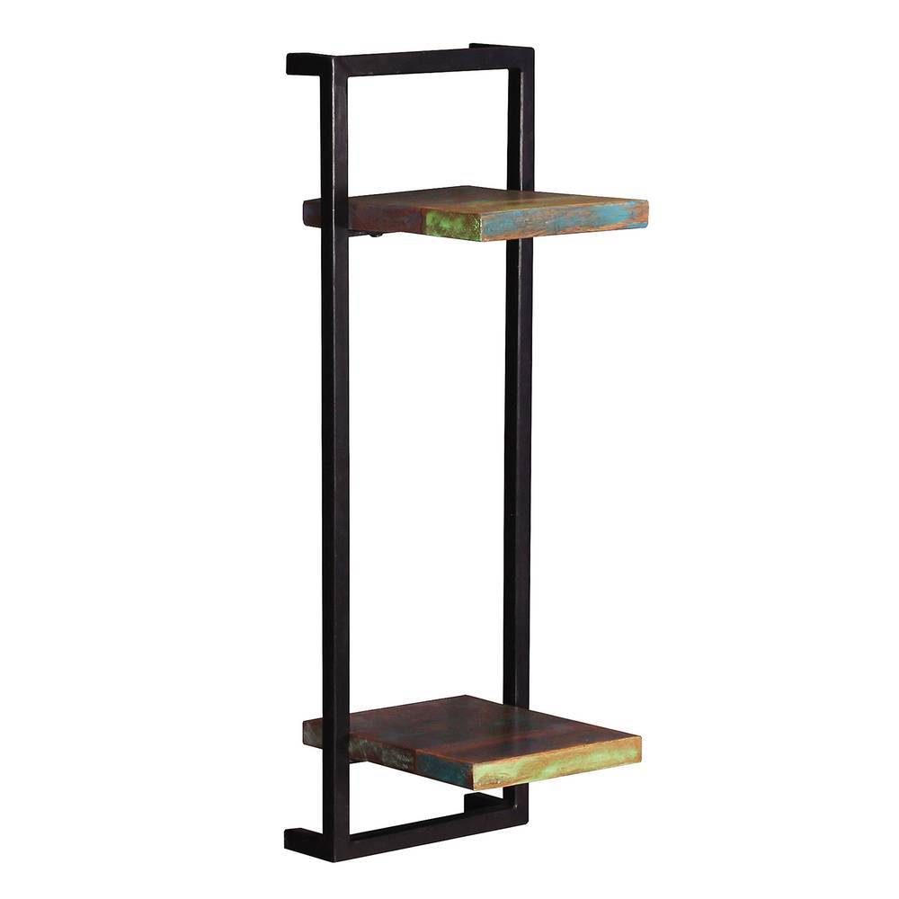 Wandboards Vucotto aus Recyclingholz und Metall (dreiteilig)