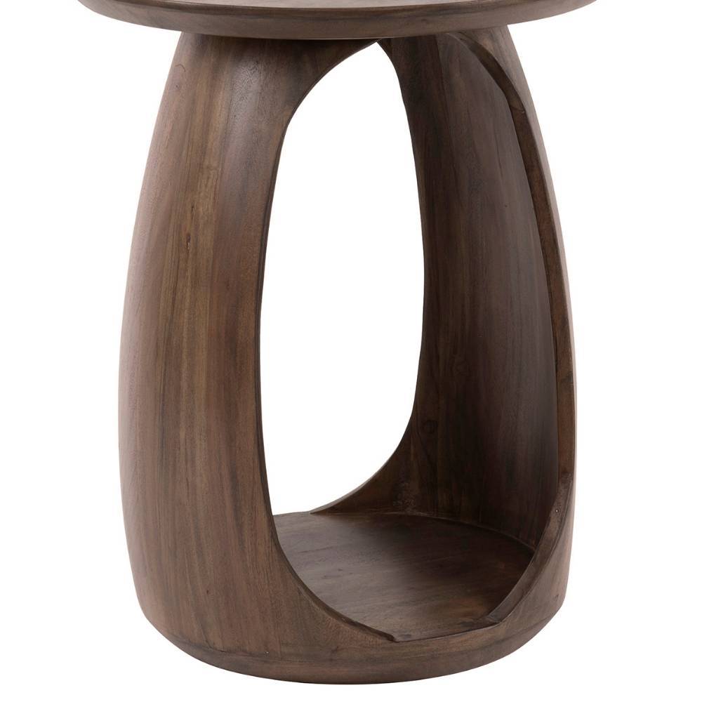 Beistelltisch Bangor in modernem Design mit Massivholzplatte