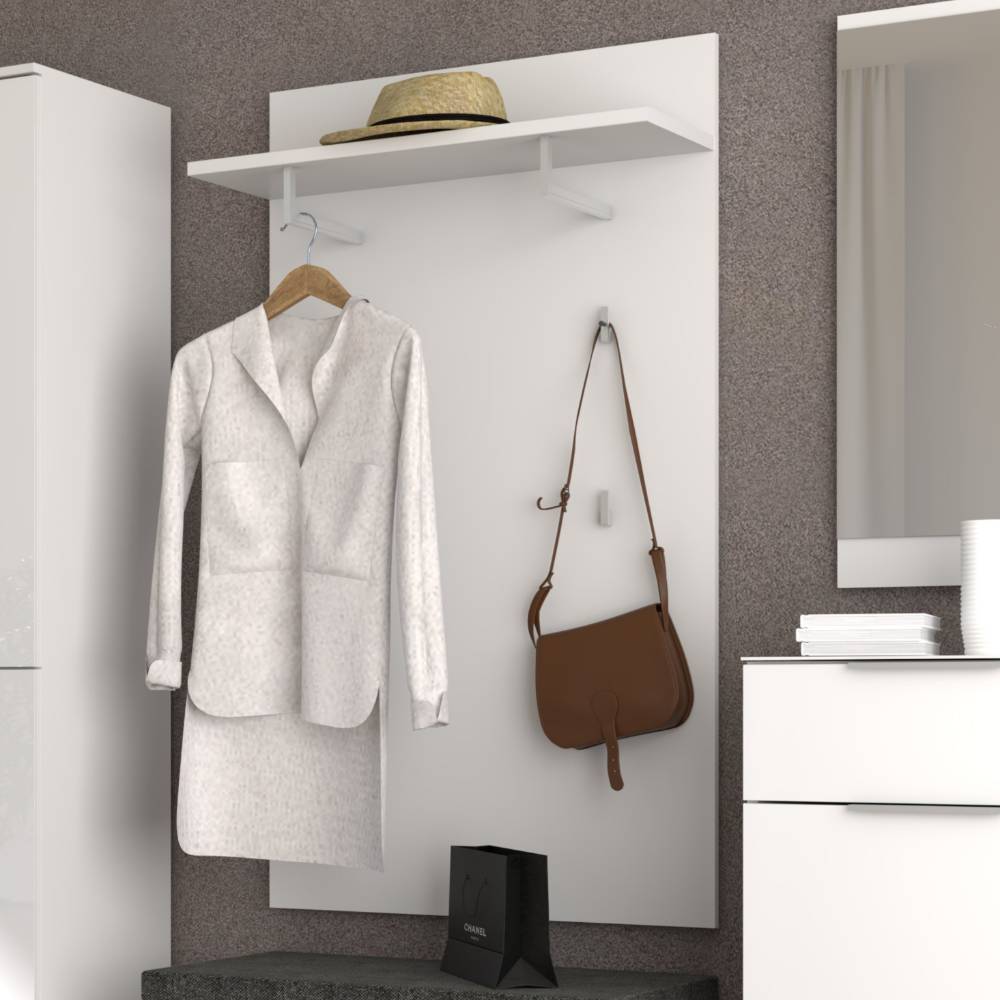 Flurmöbel Set Pandoro in modernem Design mit Sitzpolster Auflage (fünfteilig)