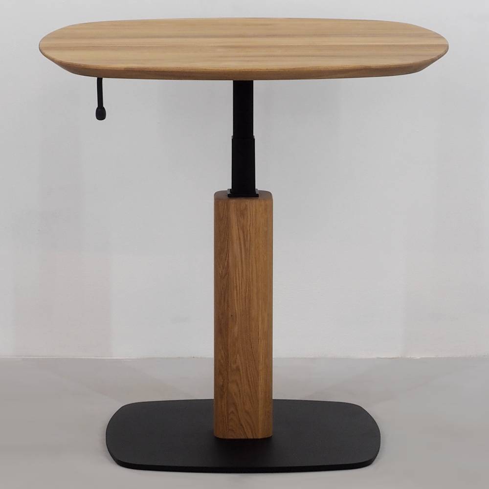 Wohnzimmer Tisch Lowellsa aus Eiche Massivholz höhenverstellbar