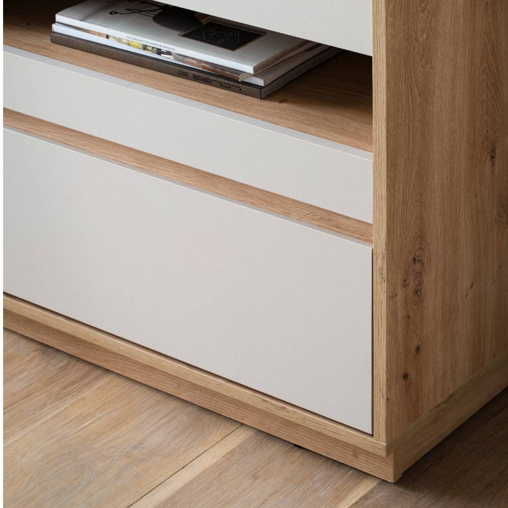 TV Lowboard Ikba mit zwei Schubladen 162 cm breit