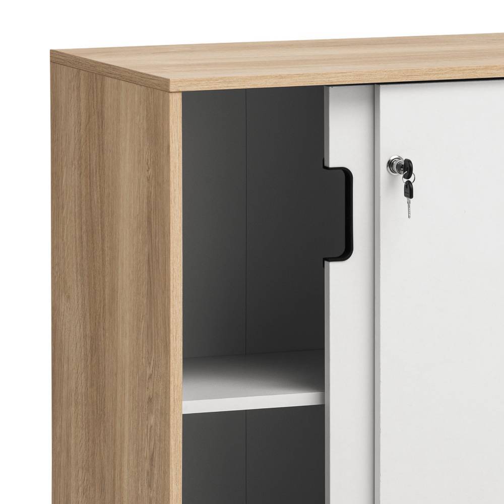 Aktenschrank Lavenci mit Schiebetüren abschließbar