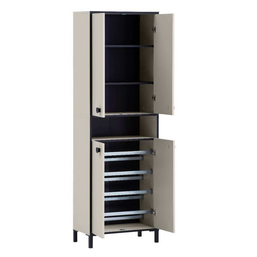 Schuhschrank Isabelona 185 cm hoch 34 cm tief
