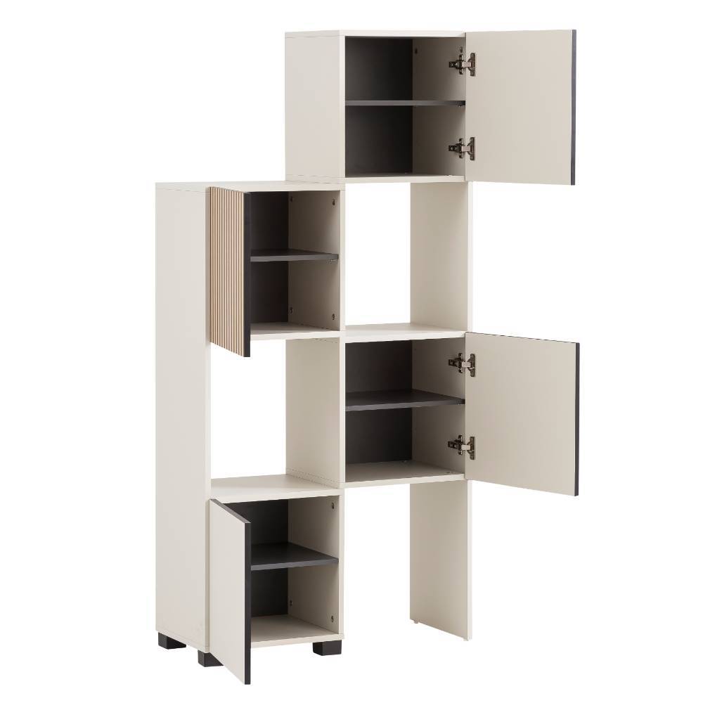 Regalschrank Ariadelco in modernem Design 165 cm hoch