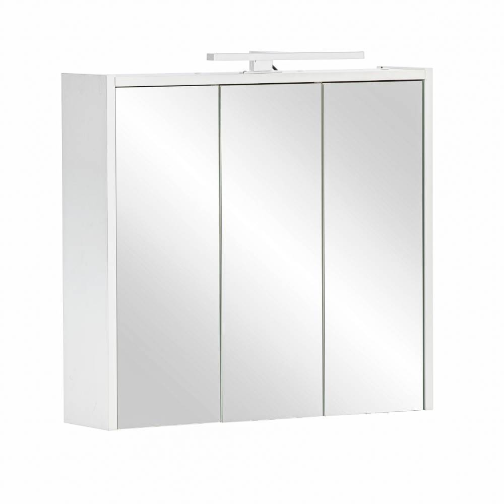 Badspiegelschrank Vialora mit LED Beleuchtung 65 cm breit