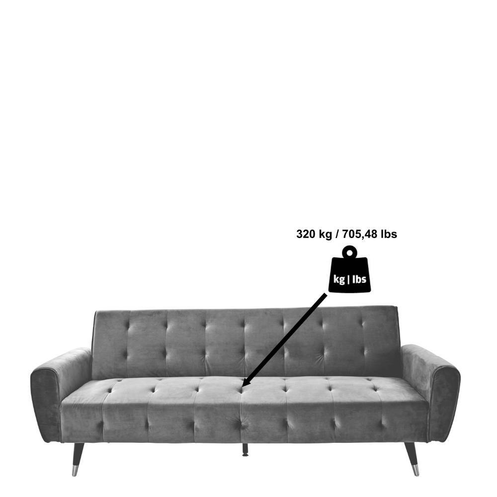 Dreisitzer Sofa Sair aus Boucle Stoff im Retrostil