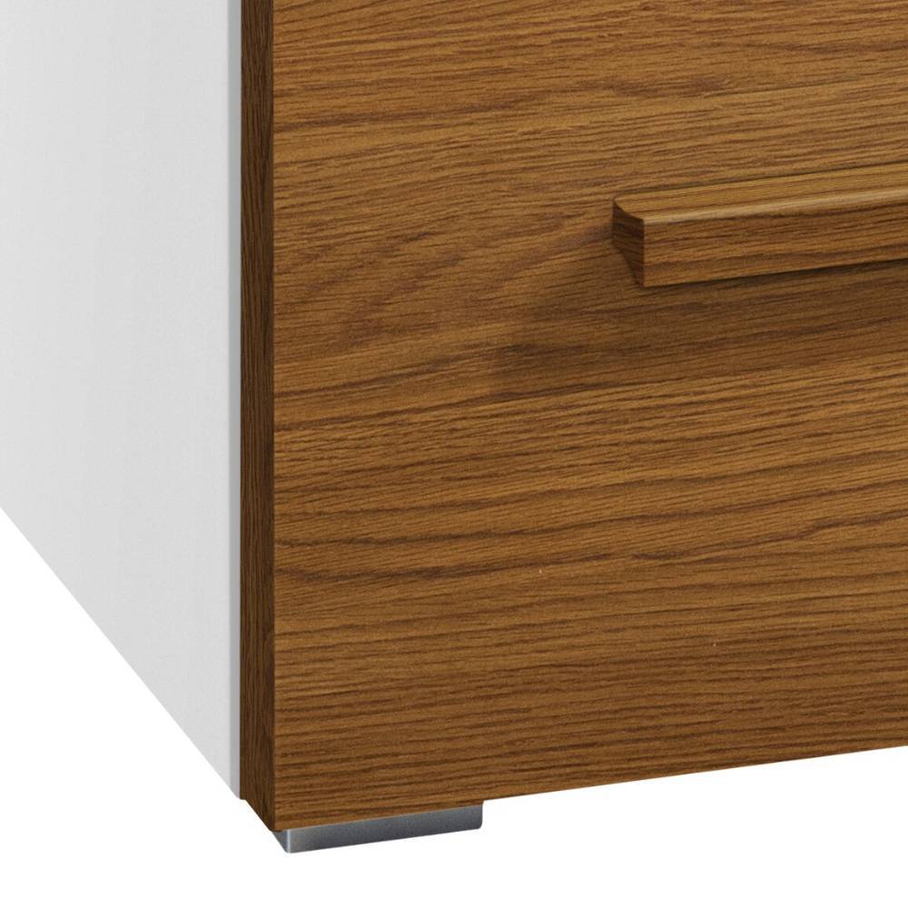 Fernsehunterschrank Galirada mit zwei Schubladen und zwei offenen Fächern