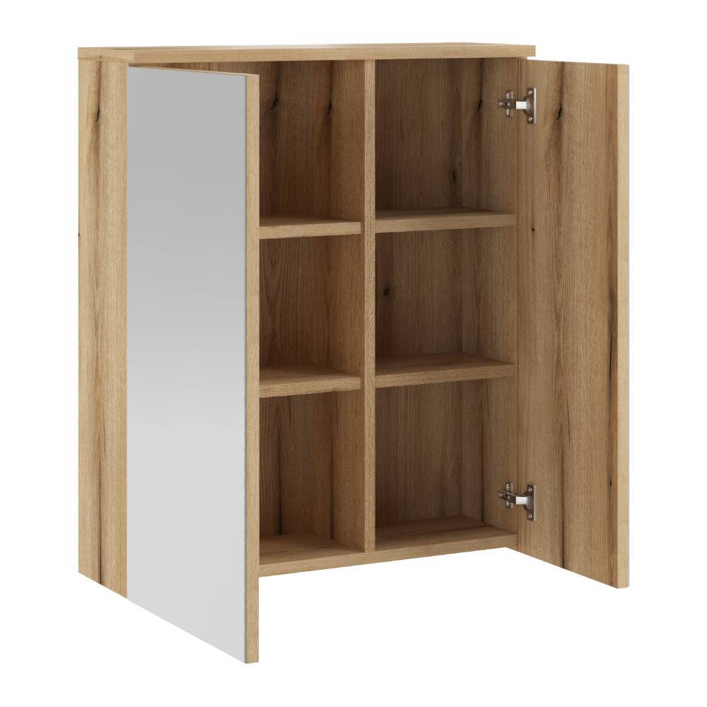 Badmöbel-Set Zyret 190 cm hoch melaminbeschichtet (fünfteilig)