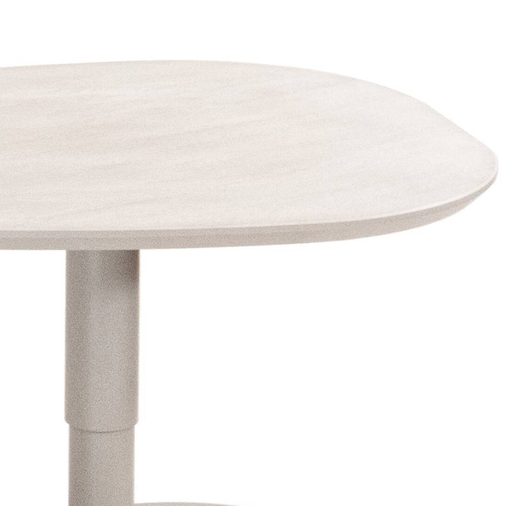 Beistelltisch Sofa Soperanus höhenverstellbar in Hellgrau