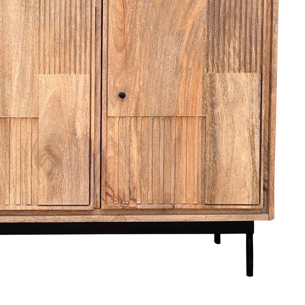 Sideboard Diaria aus Mangobaum Massivholz 130 cm breit